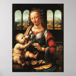 nejlikan Leonardo da Vinci Poster