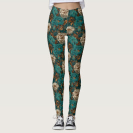 Nejlikor Blomma Fitness Mode Nejlika Glans Leggings