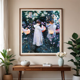 Nejlikor, liljor, liljor, rosor, Sargent Poster