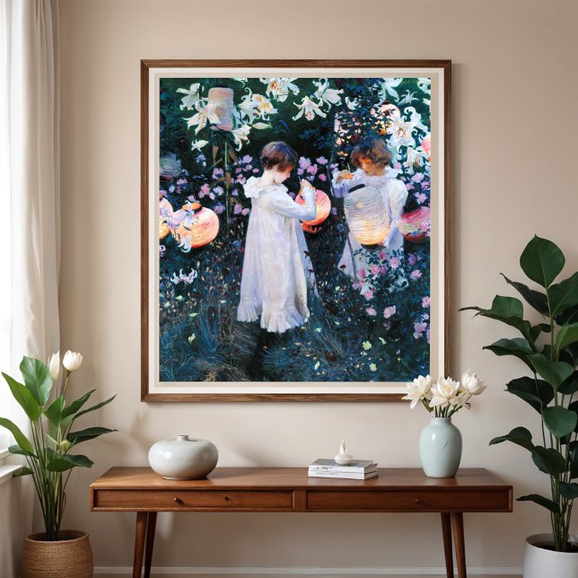 Nejlikor, liljor, liljor, rosor, Sargent Poster (Skapare uppladdad)
