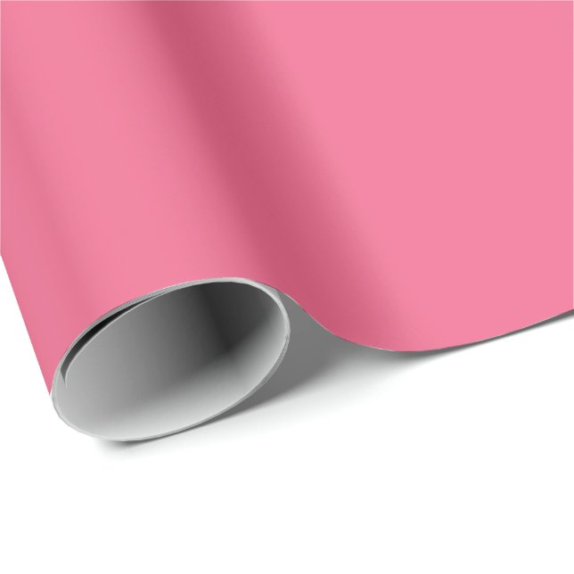 Nejlikrosa  presentpapper (Rullad Hörn)
