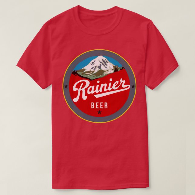 Nek ra mabok ki paj rasane ngono Rainier Beer T Shirt (Design framsida)