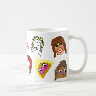 Nekci Menij teckenmugg Kaffemugg