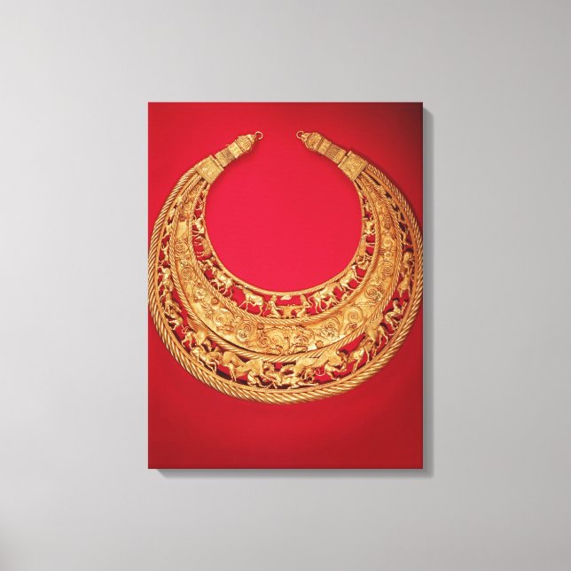 Nekklace med pastorala scener canvastryck (Framsida)