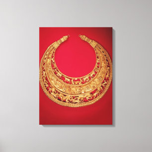 Nekklace med pastorala scener canvastryck