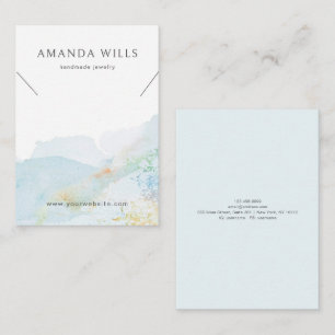 Nekklace-Visning kort ・ Vattenfärgstyp