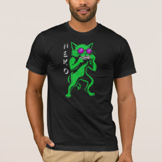 Neko Blues Cat T Shirt