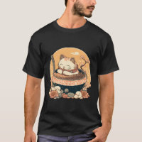 Neko Cat Eating Bowl av Ramen Pho Noodle Soppa Jap