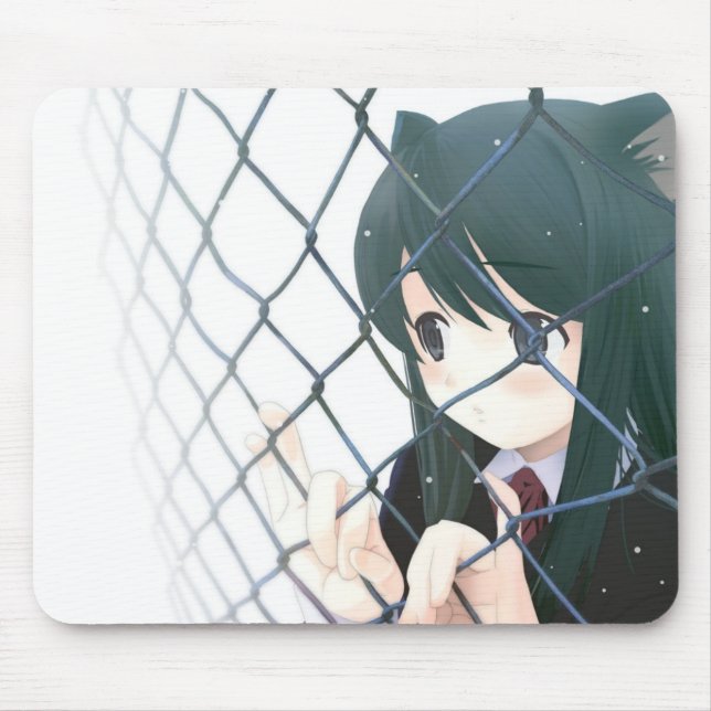 (Neko) Catgirl mousepad Musmatta (Framsidan)