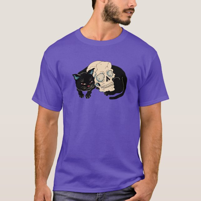 Neko-dödskalle T Shirt (Framsida)