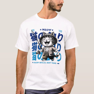 Neko Fish Master - Japans purrfect Angler T Shirt