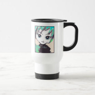 Neko flicka, Oko, kopp för handelsresandevitkaffe