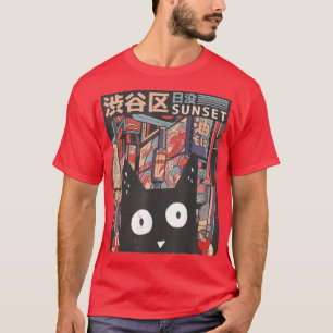Neko Japan Manga Harajuku Otaku Graphic Artwork Ur T Shirt