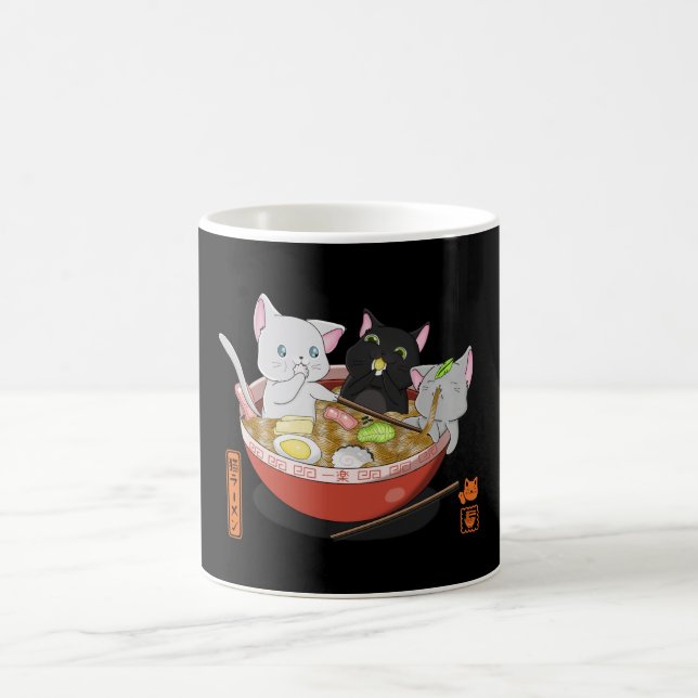 Neko Ramen cat Kaffemugg (Center)