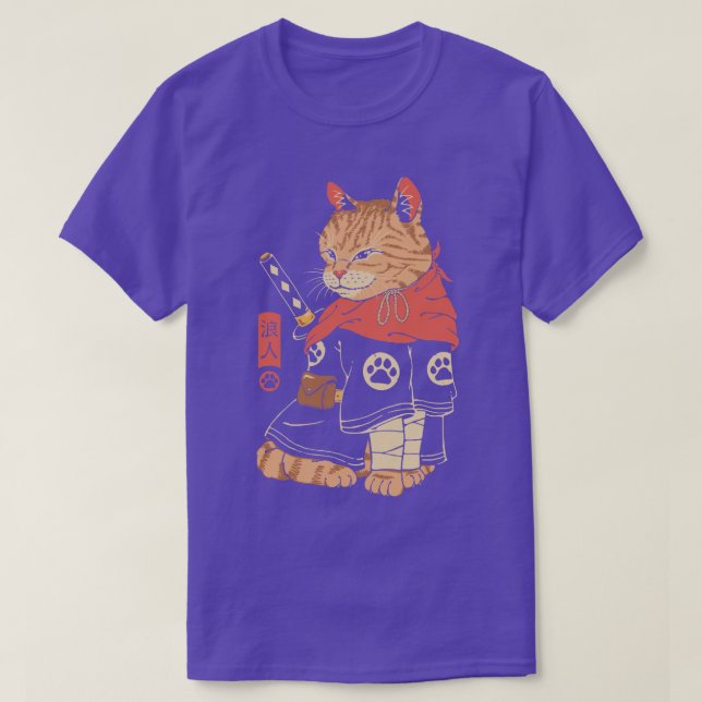 Neko Ronin T Shirt (Design framsida)