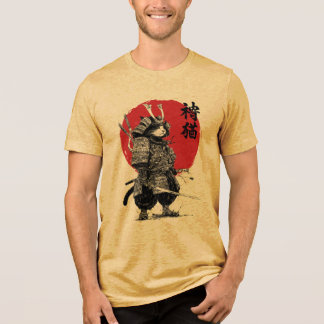 Neko Samurai T Shirt
