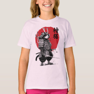 Neko Samurai T Shirt