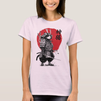 Neko Samurai T Shirt