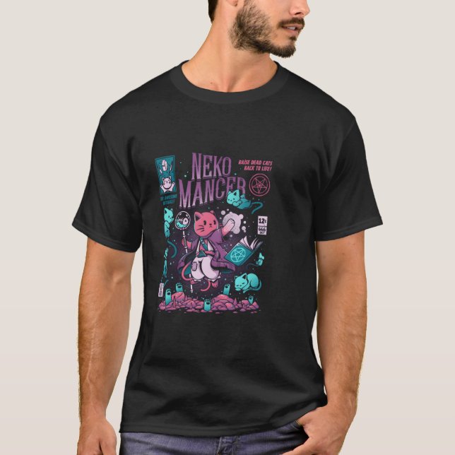 Nekocer Katt T Shirt (Framsida)
