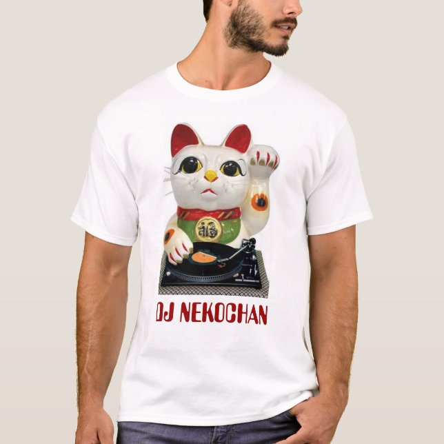 nekochan dj för t-shirt (Framsida)