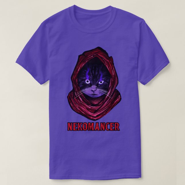 Nekomancer Red Headscarf T Shirt (Design framsida)
