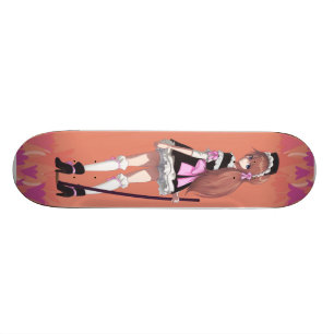 Nekonis syster Sythe - Original Manga-karaktär Skateboard Bräda 20 Cm
