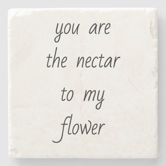 Nektar till min blomma, Underlägg ston (Framsidan)