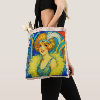 Nell Brinkley stil vacker flapper Tygkasse