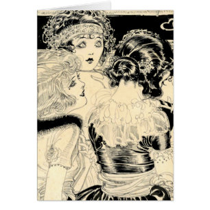 Nell Brinkleys livliga ung flapper #16 Hälsningskort