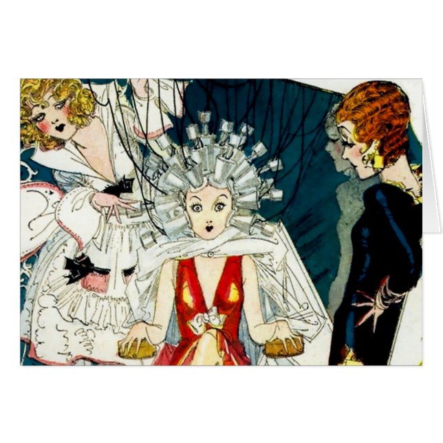 Nell Brinkleys vivacious Young Flappers #8 Hälsningskort (Framsidan Horizontal)