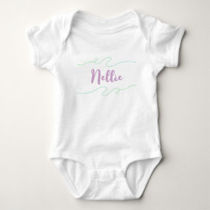 Nellie Namn Anpassningsbar Kids Girls Clothing Nam T Shirt