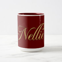 NELLIE Namn-Branded Gift Drinking Mugg