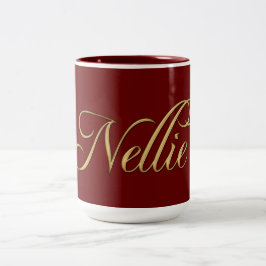 NELLIE Namn-Branded Gift Drinking Mugg