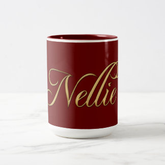 NELLIE Namn-Branded Gift Drinking Mugg
