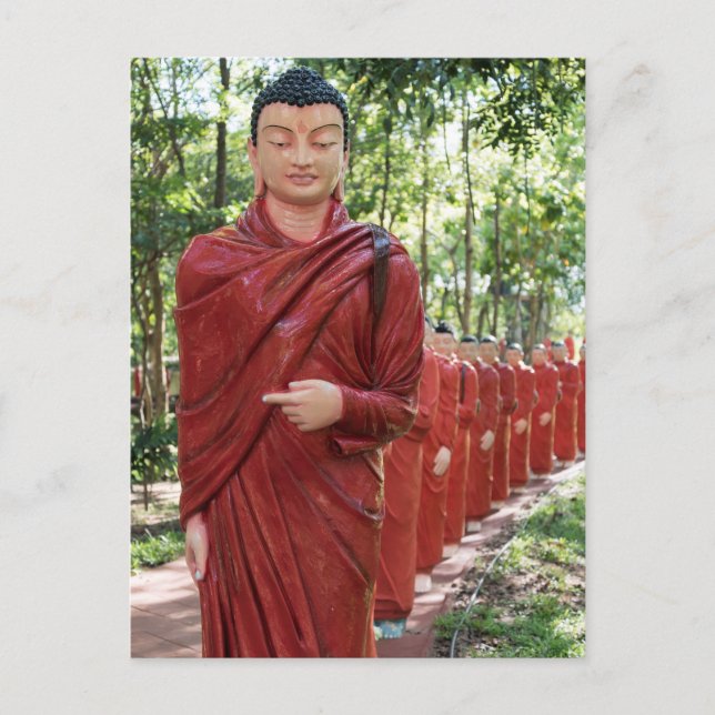 Nellikulama-tempel för 500 arahants, Sri Lanka Vykort (Framsida)