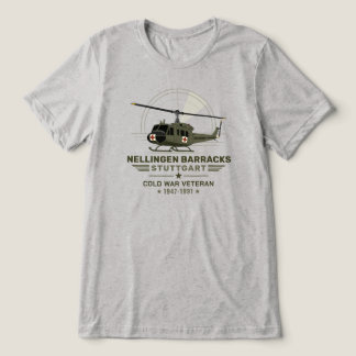 Nellingen Barracks Stuttgart Huey Medevac Veteran T Shirt