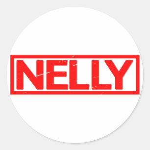 Nelly Frimärke Runt Klistermärke