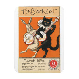 Nelly Littlehale Murphy's Black Cat - Vintage Marc Magnet