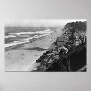 Nelscott strand för Oregon strandplats Poster