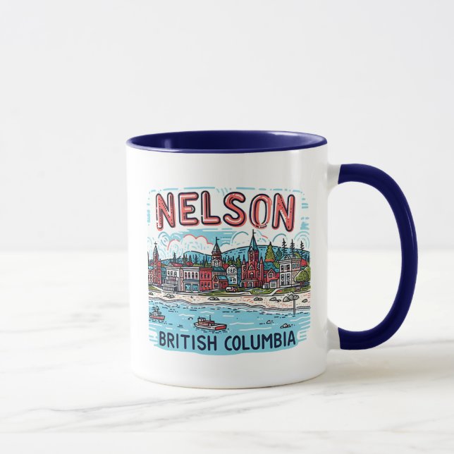 Nelson BC Canada Mugg (Höger)
