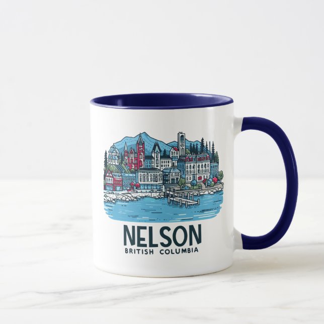 Nelson BC Canada Mugg (Höger)