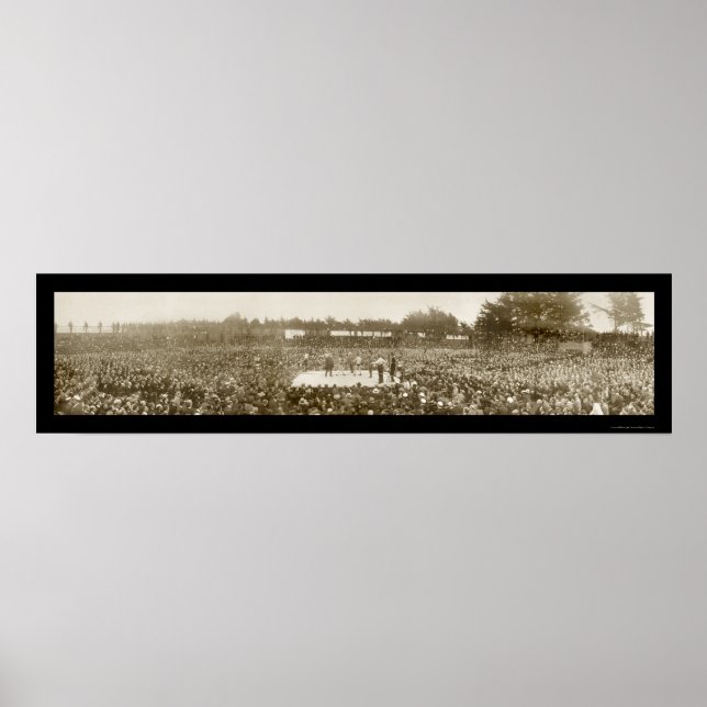 Nelson Britt Boxing Photo 1905 Poster (Framsidan)