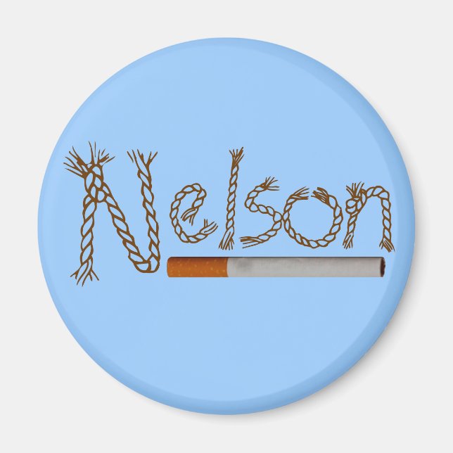 Nelson Cigarettes Magnet (Framsidan)