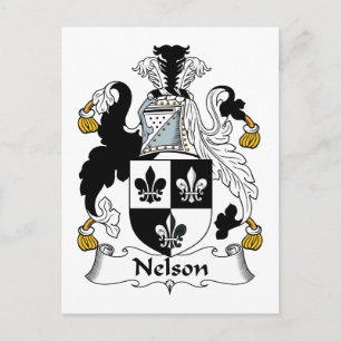 Nelson Family Crest Vykort