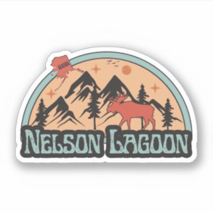 Nelson Lagoon, Alaska Klistermärke Klistermärken