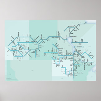 Nelson River och Sjö Winnipeg, 30 x 20 tum Poster