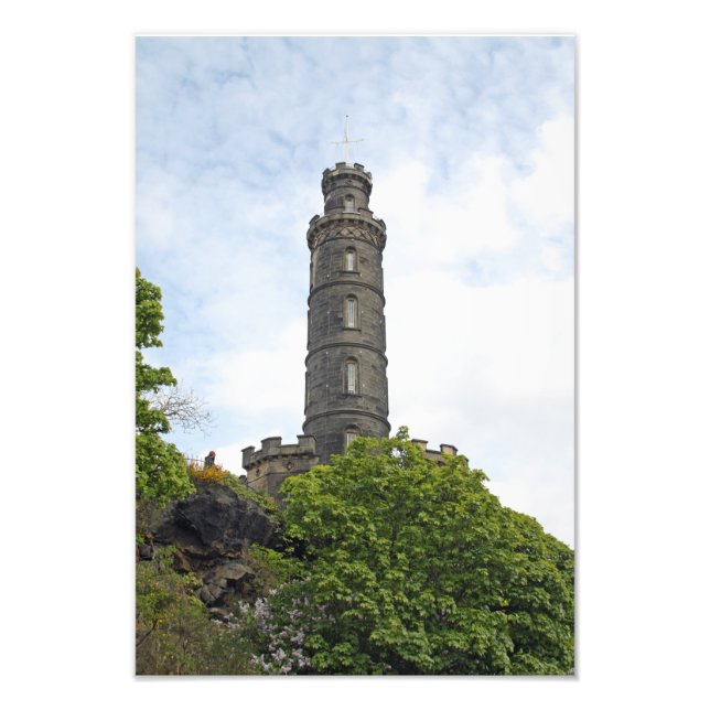 Nelsonmonumentet, Edinburgh Fototryck (Framsidan)