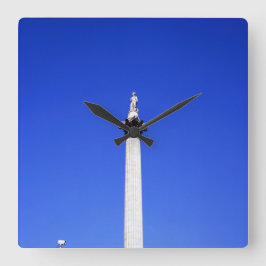 Nelson's Column London Fyrkantig Klocka