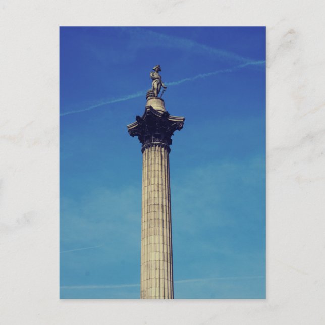 Nelsons Column London Vykort (Framsida)