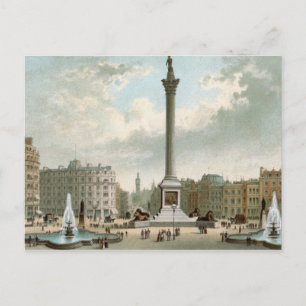 Nelson's Column, Trafalgar Square, London Vykort